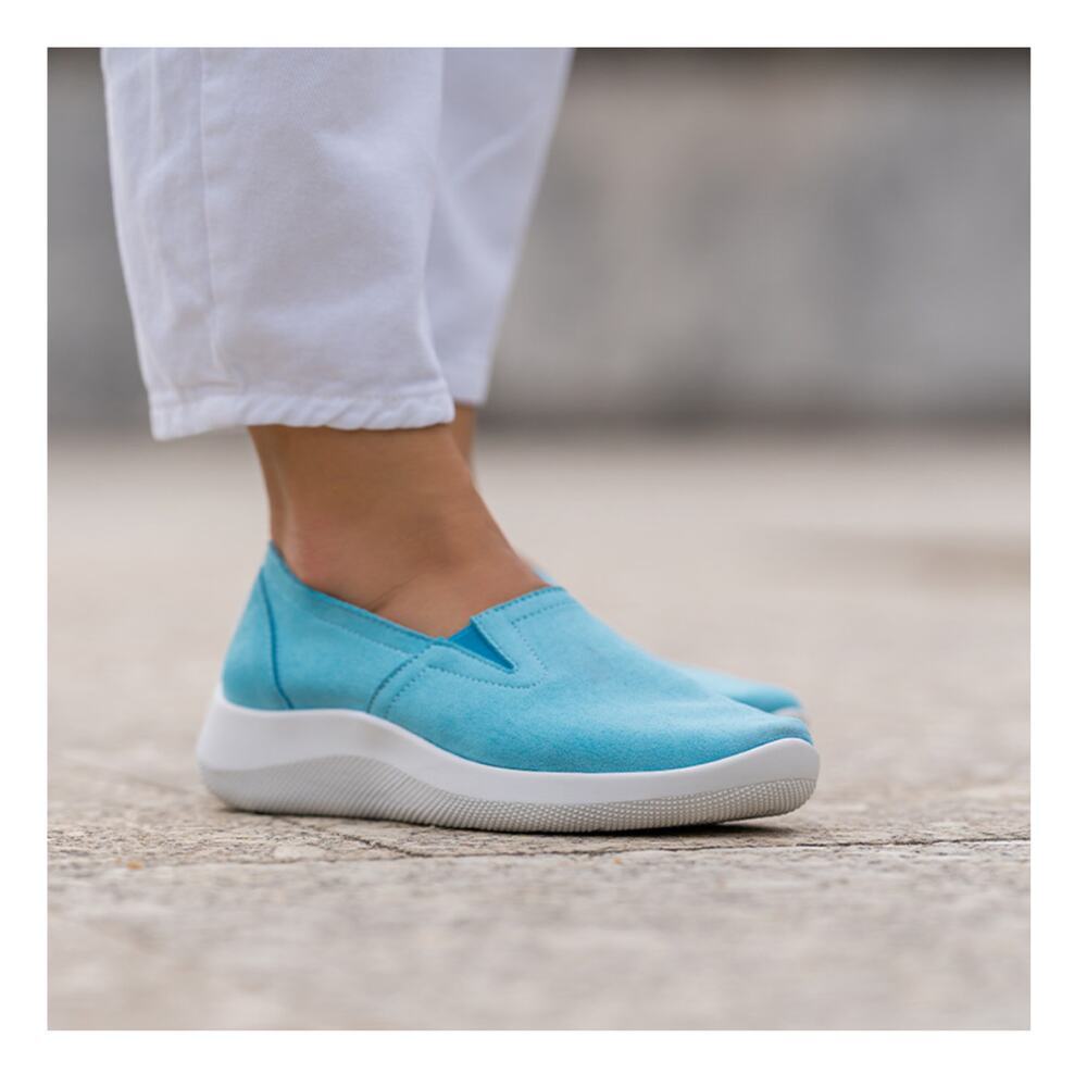 9 /9.5 sz 40 arcopedico blue sky slip on comfort orthopedic tennishoes shoes - Picture 2 of 10